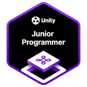 Unity Junior Programmer badge